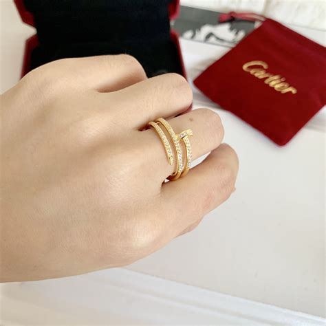 replica cartier nail ring|cartier juste un clue ring.